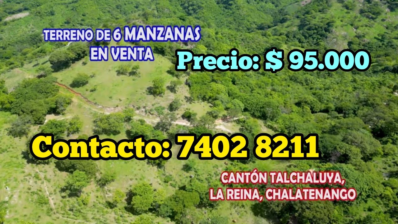 Bonito Terreno en Venta de 6 Manzanas en Talchaluya, La Reina