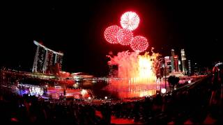 Marina Bay Countdown 2011 Fireworks