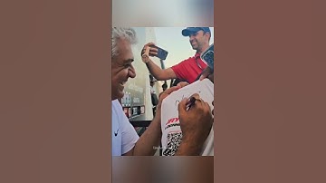 Ajith Kumar Smile Kutty Lucky Fan got autograph Barcelona Circuit Spain AK Latest #ajith #autograph