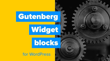 Gutenberg Widget Blocks