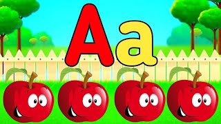 A for Apple, ABC Phonic Song for Toddlers' Learning