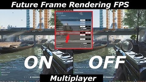 Future Frame Rendering ON v OFF - MULTIPLAYER FPS TEST - Battlefield V