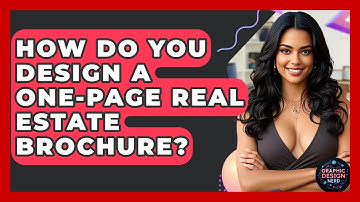 How Do You Design A One-page Real Estate Brochure? - Graphic Design Nerd