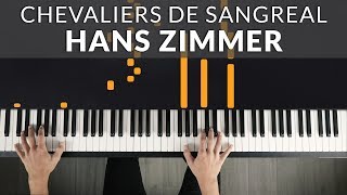 CHEVALIERS DE SANGREAL - THE DA VINCI CODE (Hans Zimmer) | Tutorial of my Piano Cover + Sheet Music chords