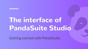 The Interface of PandaSuite Studio | Get Started with PandaSuite