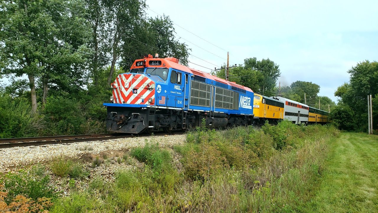 Going to the Illinois Railway Museum Diesel Days, and also seeing F40C 614 run again!