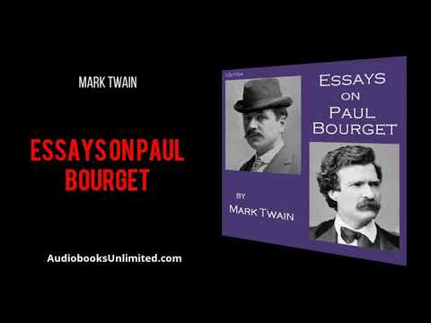 Essays on Paul Bourget Audiobook