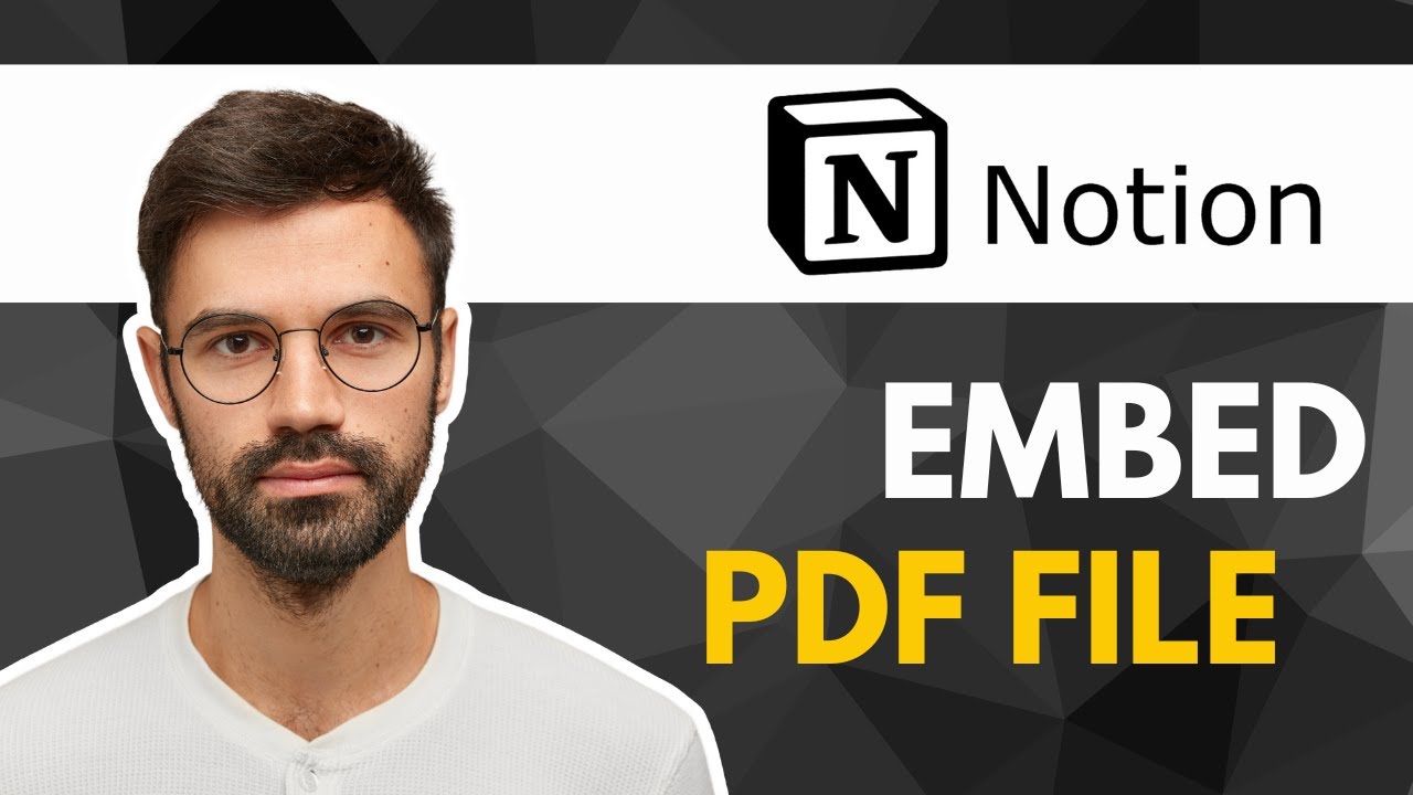 How To Embed a PDF File In Notion | Tutorial 2025 - YouTube