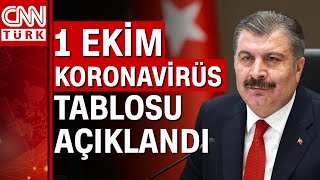 1 Ekim Koronavirüs Tablosu Ve Vaka Sayısı Sağlık Bakanlığı Tarafından Açıklandı İşte Detaylar...