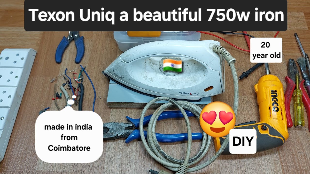 Texan Uniq iron a beautiful Indian product DIY project its first repairing aftr 20 years.