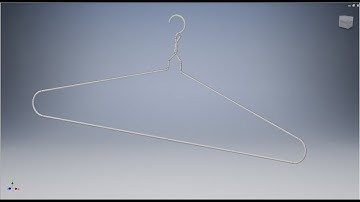 Học inventor cơ bản: Vẽ cái móc quần áo bằng inventor