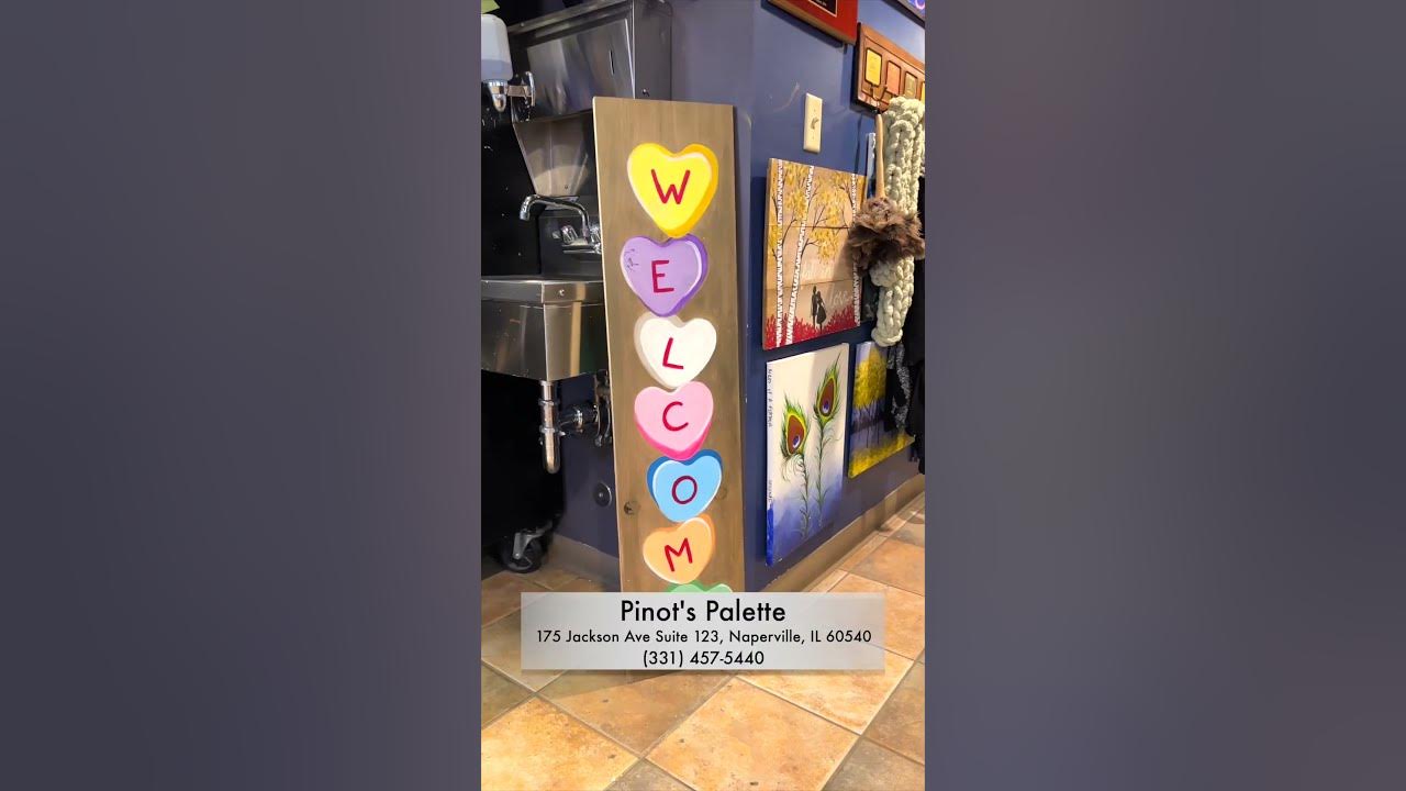 Pinot's Palette, Paint & Sip Studio in Naperville YouTube