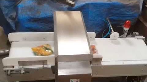 Unique Metal Detection System for Packets with rejection arm