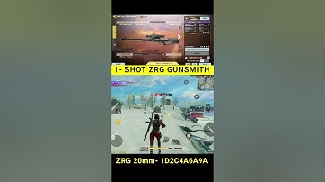 1- SHOT ZRG 20mm GUNSMITH CODM BR Season 8 COD Mobile 2025 #shorts #codm #callofdutymobile