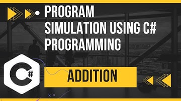 Program Simulation using c# programming  : Addition