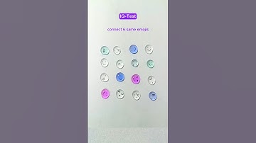 IQ Test: Nối 6 biểu tượng cảm xúc giống nhau   #shorts #iqtest #quiz #games #iq #test #questions