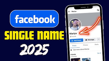 Facebook Single Name 2025 | How to Use One Name on Old Accounts