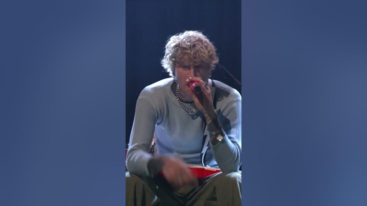 mgk performs new fan favorite "vampire diaries" on the Tonight Show 🧛‍♂️ #shorts