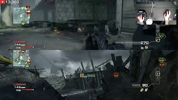 MW3 - Back to Back Split Screen MOABs | XIM4 Hand Cam
