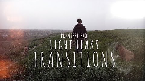 10 Light Leaks Transitions Premiere Pro Templates