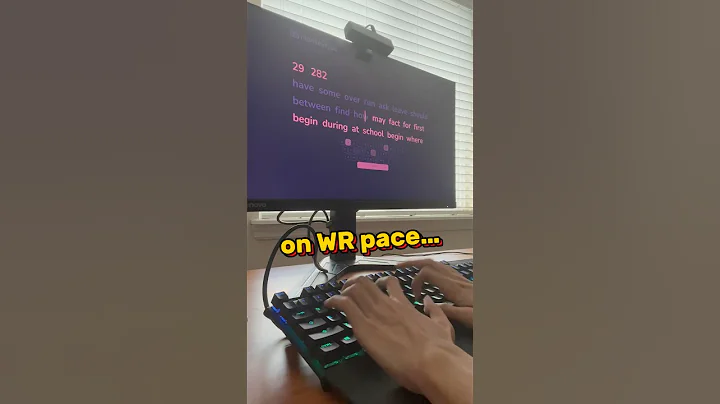 when ur on WR pace… #typing #speedtyping #monkeytype #keyboard #asmr