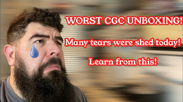 WORST CGC PRESCREEN EVER?! PLEASE LEARN FROM MY CGC MISTAKES! CGC unboxing of some hot specs & keys!