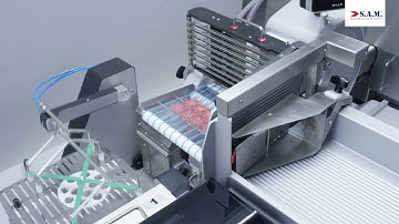 S.A.M. PX3 MAP volautomatisch versnijden + verpakken / tranchage + emballage entièrement automatisés