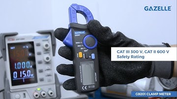 Gazelle Clamp Meters  - G9200 Series | Electrical Testing Range with Safety Features & Safety Rating