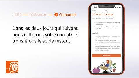 Comment clôturer un compte via l’app ING Banking ?