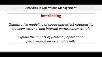Measuring Performance in Operations and Value Chains