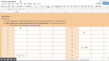 add math symbols to google doc