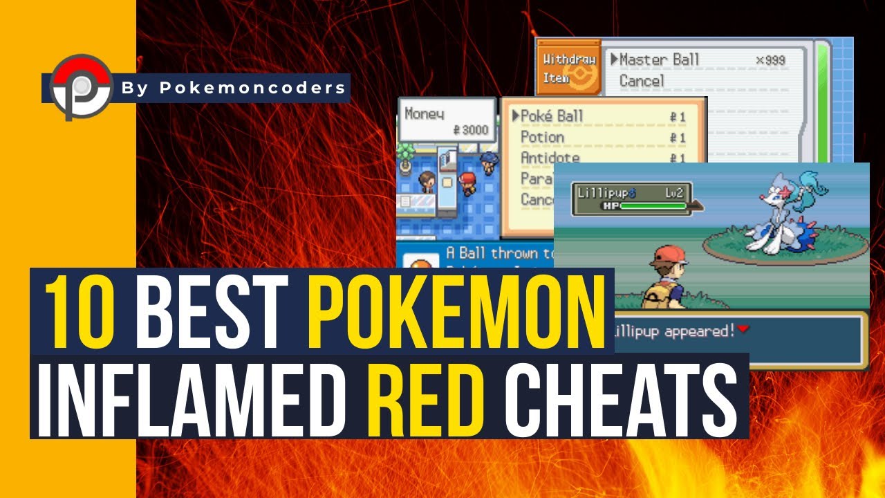 Pokemon FireRed Cheats Top 10 Best 