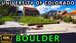 CU Boulder Campus Walking Tour (No Talking) 4k 60fps