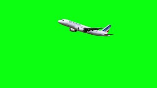 Airplane flying green screen effect video || plane green screen animation ||  green screen plane