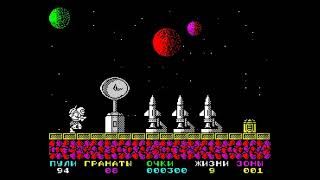 Игра Exolon для ZX Spectrum 5 минут ностальгии