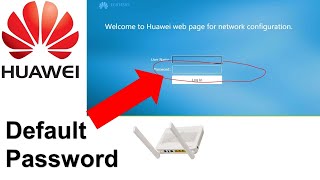 What is the default password of a Huawei modem/router? | EG814V5 - YouTube