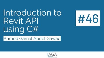 Revit API in Arabic - #46 - Creating an External Application - Ahmed Gamal Abdel Gawad