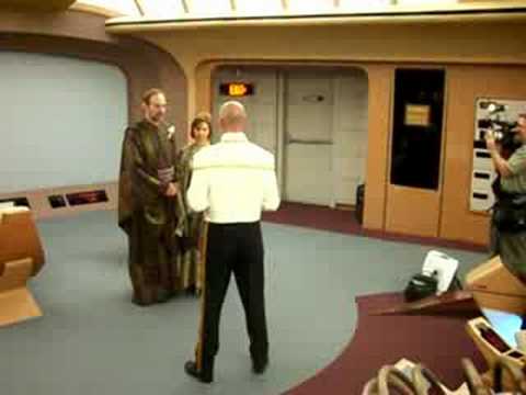 Star Trek wedding on the bridge of the Enterprise