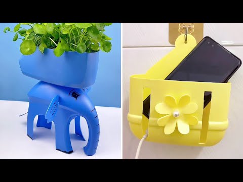 Simple and Creative Plastic Bottle Craft Ideas | DIY Bottle Craft Projects for Your Home Part-2