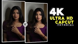 How To make Normal video To 4k | Capcut 4k  Video Editing | Capcut Tutorial | Malayalam screenshot 4