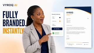 Create Branded Letterhead in One Click with Vyroq AI