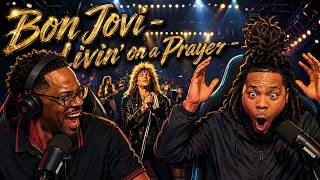 Best Glam Metal Song Ever! We Review - Bon Jovi - Livin' on a Prayer (Official Music Video)