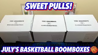 SWEET PULLS! | Opening The Boombox's Elite, Platinum, & High-End Basketball Boxes (July)