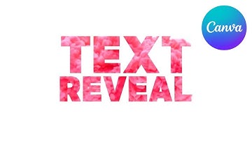 ✨ Amazing Text Reveal Animation in Canva | Easy & Stunning Effects!