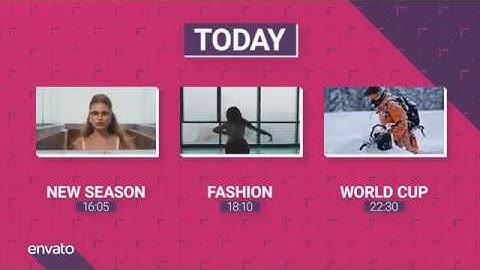 Broadcast Packages ► Bright Broadcast Package | After Effects Template #AfterEffectsTemplate