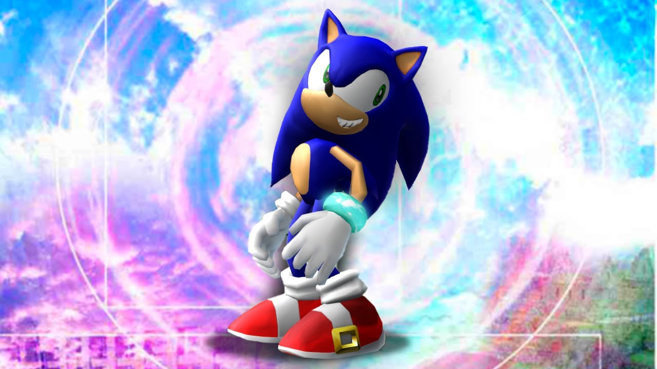 Download Hyper Sonic and Friends in High-Speed Adventure Wallpaper