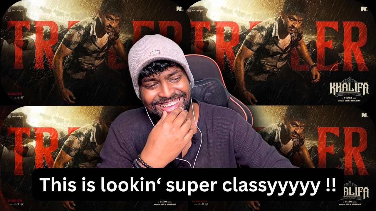 Khalifa Trailer Reaction - #prithviraj  #jakesbejoy | Vysakh | Mr Earphones