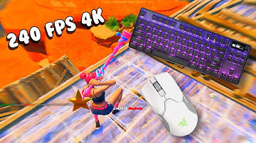 Steelseries Apex Pro TKL ASMR Chill🤩Satisfying Keyboard Fortnite Omnipoint Switch 240 FPS Smooth 4K😴