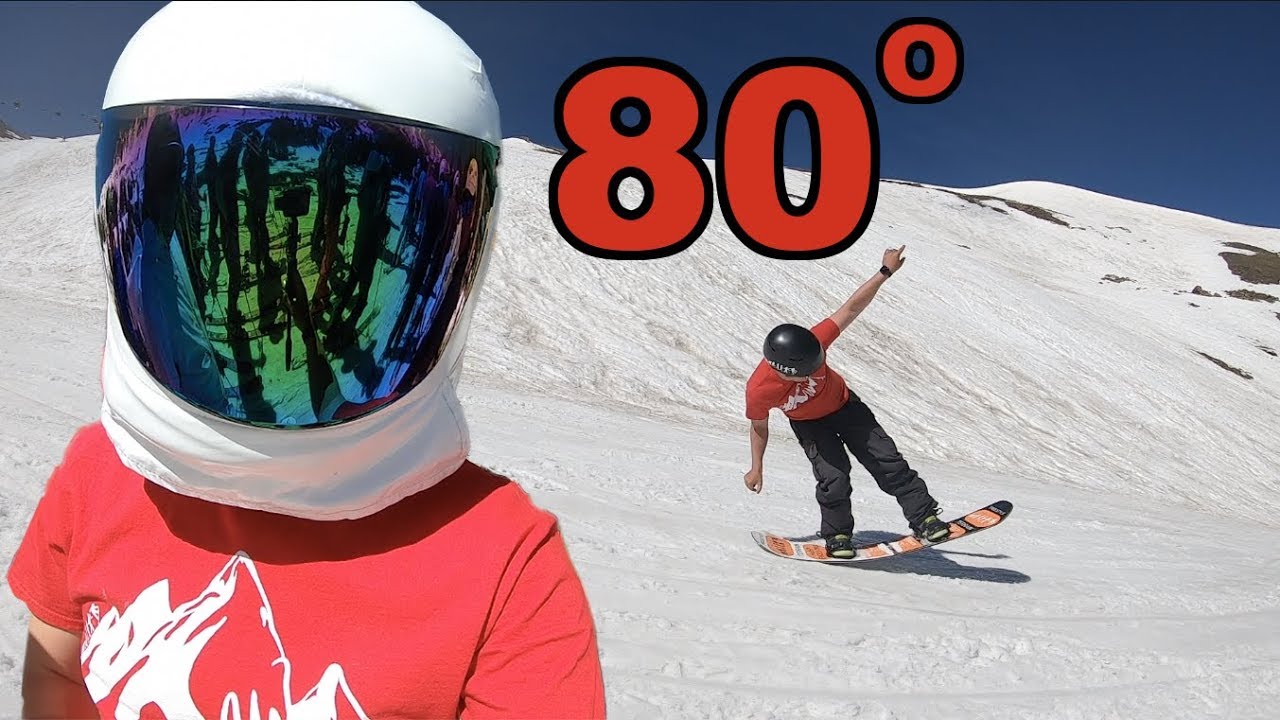The Hottest Snowboarding Day of MY LIFE! 80 Degrees!! (Season 3, Day