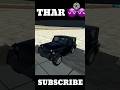THAR ATTITUDE 😈😈 IN INDIAN BIKE DRIVING 3D #gaming #thar #trending #viral #shorts